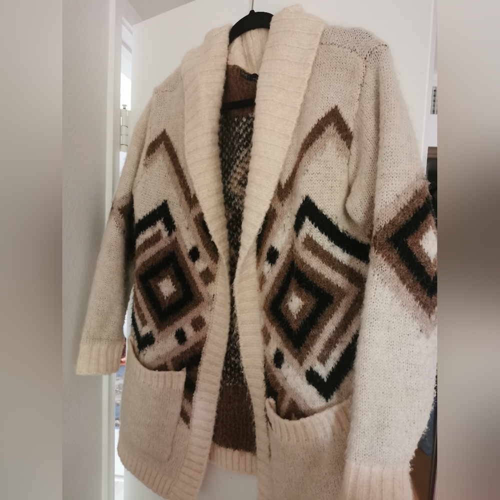Volcom chunky oversized cardigan sweater